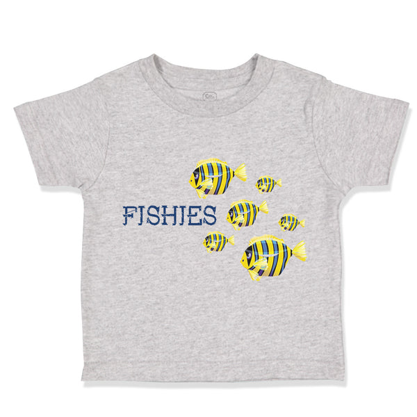  Toddler T-Shirt Ocean Fish with 6 Little Fish Ocean