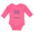Long Sleeve Bodysuit Baby Pink Fa Lalala Mingo Walking Seamless Cotton
