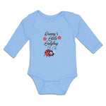 Long Sleeve Bodysuit Baby Cute Granny's Little Ladybug Insect with Flowers - Cute Rascals