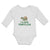 Long Sleeve Bodysuit Baby I like Turtles Cute and Funny Smiling Cotton
