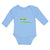 Long Sleeve Bodysuit Baby Green Animated Crocodile I'M 1 2! Age Cotton - Cute Rascals