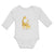 Long Sleeve Bodysuit Baby Giraffe's Love for Her Baby with Flowers on Their Ears - Cute Rascals
