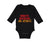 Long Sleeve Bodysuit Baby Born to Brazilian Jiu Jitsu Sport Martial Arts Cotton - Cute Rascals