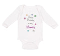 Long Sleeve Bodysuit Baby Flowers Happy Birthday to Mommy Boy & Girl Clothes