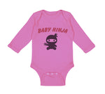 Long Sleeve Bodysuit Baby Baby Ninja Halloween Costume Style C Cotton - Cute Rascals