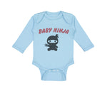 Long Sleeve Bodysuit Baby Baby Ninja Halloween Costume Style C Cotton - Cute Rascals