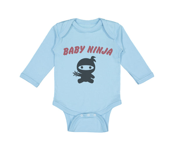 Long Sleeve Bodysuit Baby Baby Ninja Halloween Costume Style C Cotton - Cute Rascals