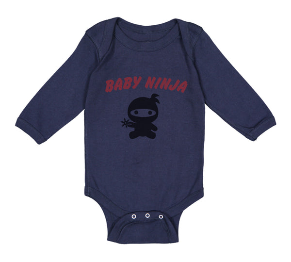 Long Sleeve Bodysuit Baby Baby Ninja Halloween Costume Style C Cotton - Cute Rascals