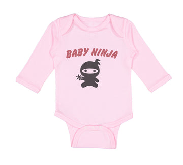 Long Sleeve Bodysuit Baby Baby Ninja Halloween Costume Style C Cotton