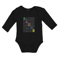 Long Sleeve Bodysuit Baby Dance Typography Word Boy & Girl Clothes Cotton - Cute Rascals