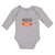 Long Sleeve Bodysuit Baby World's Smallest Super! Hero and Mini Stars Cotton