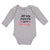 Long Sleeve Bodysuit Baby All My Pants Are Sassy with Pink Heart Symbol Cotton - Cute Rascals