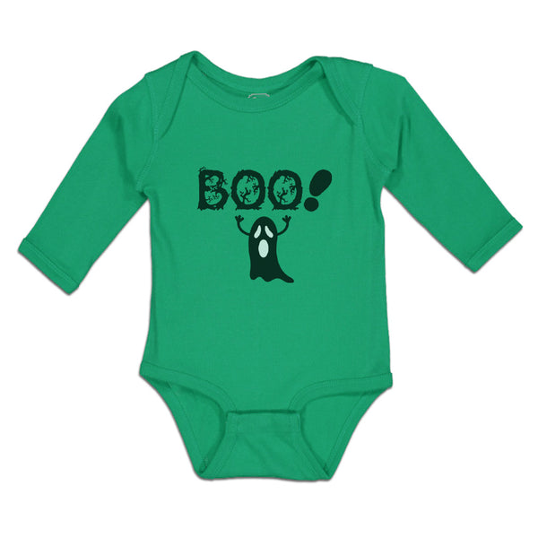 Long Sleeve Bodysuit Baby Flying Halloween Ghost Boo Boy & Girl Clothes Cotton - Cute Rascals