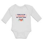 Long Sleeve Bodysuit Baby Come Sloth Side We Naps Pose Hanging Tree Cotton - Cute Rascals