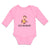 Long Sleeve Bodysuit Baby Go Bananas! An Happy Monkey Sitting and Eating Banana - Cute Rascals