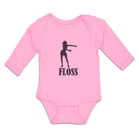 Silhouette Floss Woman Dancing Position