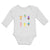 Long Sleeve Bodysuit Baby Frozen Icecream Flavor Sweet Menu Concept Cotton - Cute Rascals