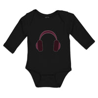 Long Sleeve Bodysuit Baby Modern Sponge Headphone 2 Boy & Girl Clothes Cotton