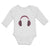 Long Sleeve Bodysuit Baby Modern Sponge Headphone 2 Boy & Girl Clothes Cotton