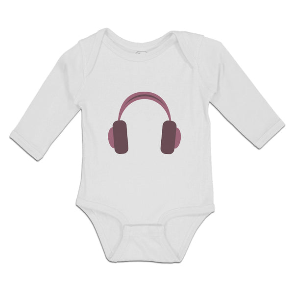 Long Sleeve Bodysuit Baby Modern Sponge Headphone 2 Boy & Girl Clothes Cotton