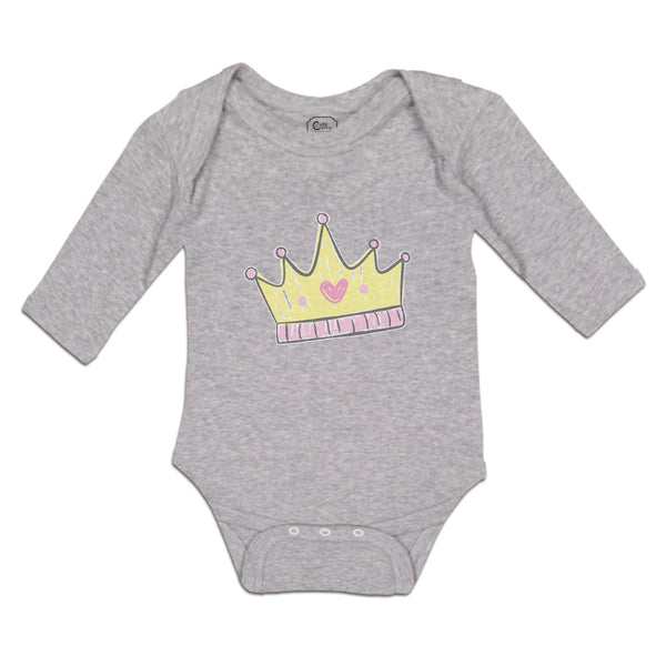 Long Sleeve Bodysuit Baby The King of Ruler Prince Crown Boy & Girl Clothes