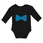 Long Sleeve Bodysuit Baby Elegant Cute Blue Bowtie Boy & Girl Clothes Cotton - Cute Rascals