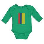 Long Sleeve Bodysuit Baby National Flag of Usa Columbia Boy & Girl Clothes