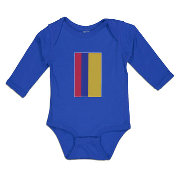 Long Sleeve Bodysuit Baby National Flag of Usa Columbia Boy & Girl Clothes