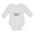 Long Sleeve Bodysuit Baby American National Flag of Swedish and United States - Cute Rascals