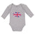 Long Sleeve Bodysuit Baby Usa Flag Boy & Girl Clothes Cotton