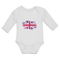 Long Sleeve Bodysuit Baby Usa Flag Boy & Girl Clothes Cotton