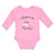 Long Sleeve Bodysuit Baby I Believe in Unicorn with Single Horned Cotton - Cute Rascals