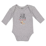 Long Sleeve Bodysuit Baby I Cry When Stupid People Hold Me! Boy & Girl Clothes - Cute Rascals
