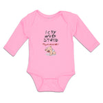Long Sleeve Bodysuit Baby I Cry When Stupid People Hold Me! Boy & Girl Clothes - Cute Rascals
