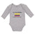 Long Sleeve Bodysuit Baby 1 2 Colombian Is Better than None! Flag of Colombian - Cute Rascals