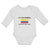 Long Sleeve Bodysuit Baby 1 2 Colombian Is Better than None! Flag of Colombian - Cute Rascals