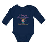Long Sleeve Bodysuit Baby I Love My Grandma This Much Boy & Girl Clothes Cotton
