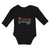 Long Sleeve Bodysuit Baby I Love My Granny with Hand Print Boy & Girl Clothes