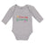 Long Sleeve Bodysuit Baby I Love My Granny with Hand Print Boy & Girl Clothes