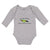 Long Sleeve Bodysuit Baby America Jamaican Parts National Flag Usa Cotton - Cute Rascals