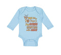 Long Sleeve Bodysuit Baby Pack My Diapers I'M Going Hunting with Daddy Cotton