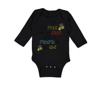 Long Sleeve Bodysuit Baby I'M Proof That My Daddy Doesn'T Paintball All The Time