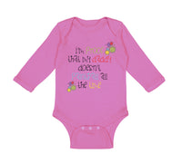 Long Sleeve Bodysuit Baby I'M Proof That My Daddy Doesn'T Paintball All The Time