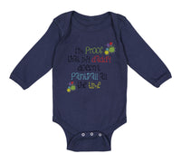 Long Sleeve Bodysuit Baby I'M Proof That My Daddy Doesn'T Paintball All The Time