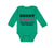 Long Sleeve Bodysuit Baby Sorry Daddy You Now Have 2 Bosses Dad Funny Style C