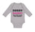 Long Sleeve Bodysuit Baby Sorry Daddy You Now Have 2 Bosses Dad Funny Style C