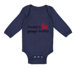 Long Sleeve Bodysuit Baby Daddy's Garage Buddy Mechanic Dad Father's Day Cotton - Cute Rascals