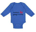 Long Sleeve Bodysuit Baby Daddy's Garage Buddy Mechanic Dad Father's Day Cotton - Cute Rascals