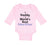 Long Sleeve Bodysuit Baby My Daddy World's Police Officer Enforcement Cotton