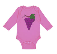 Long Sleeve Bodysuit Baby Purple Grapes Boy & Girl Clothes Cotton